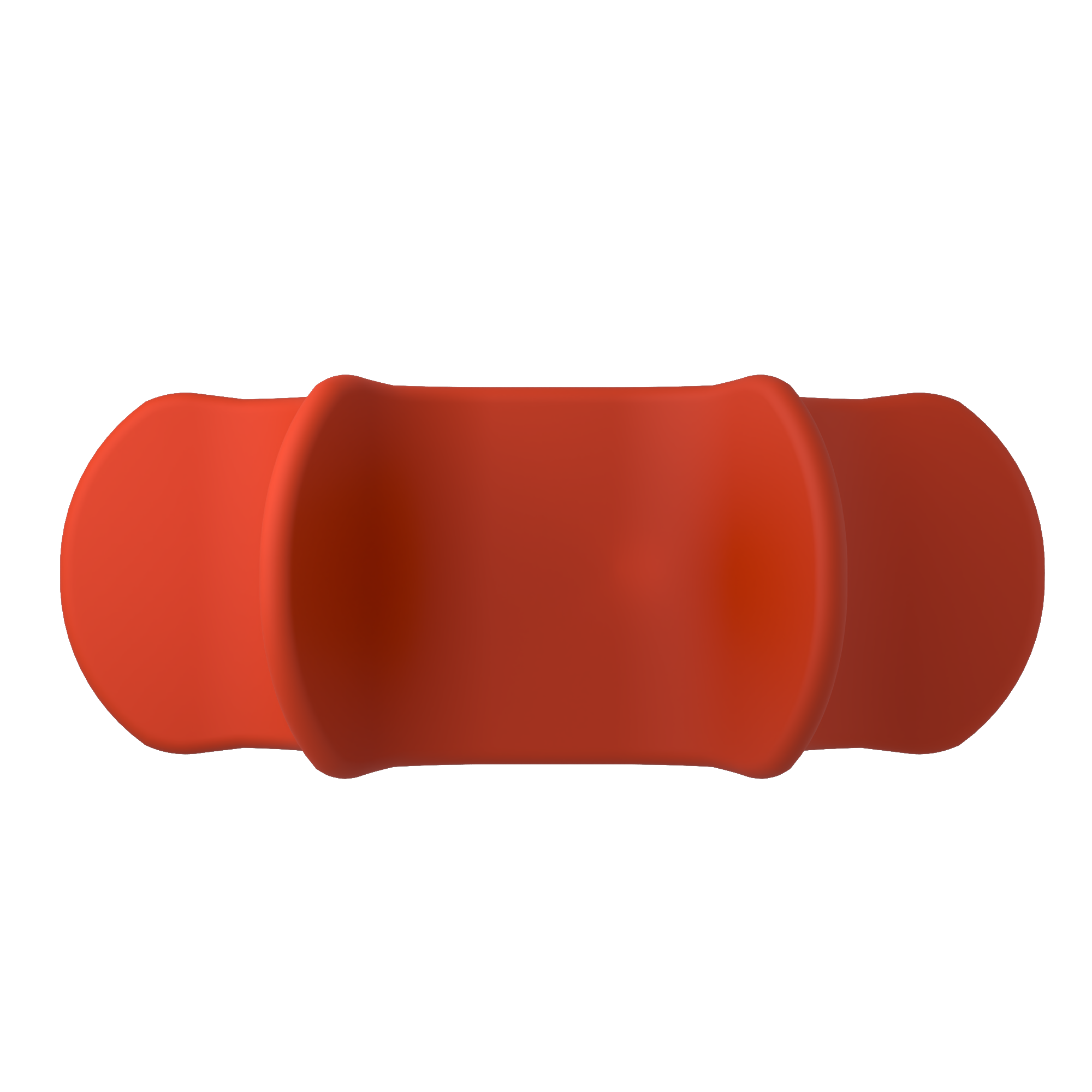 Fidgr barrel shape, viewed from the side